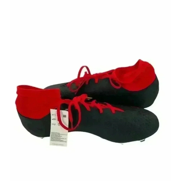 Adidas Mens Size 13 Black Red Predator 20.4 S FXG Soccer Cleats EE9565 New - Picture 9 of 10